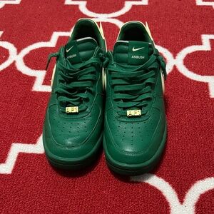Nike AMBUSH Green and Gold Sneakers